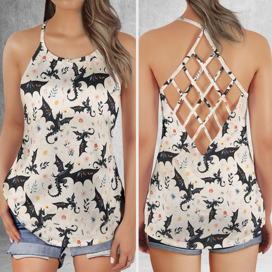 Floral DnD Dragon Pattern -  - 1