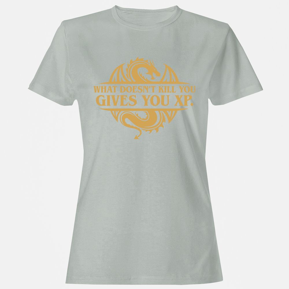What Doesn't Kill You Gives You XP Women's T-Shirt - Ash - 2