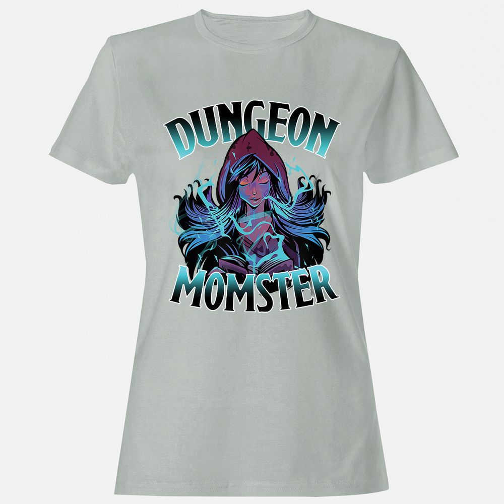 Dungeon Momster Women's T-Shirt - Ash - 2