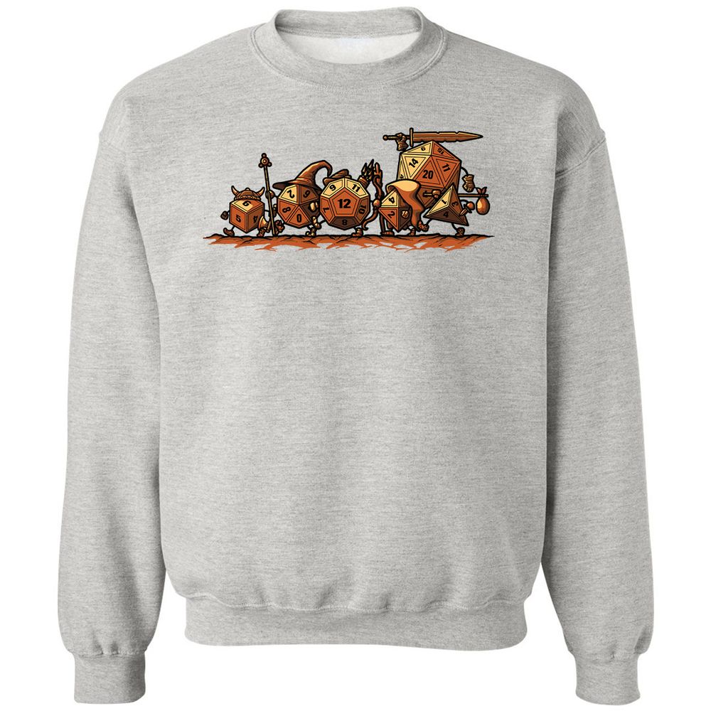 Fellowship Of The Dices Classic Unisex Sweatshirt - Ash - 2