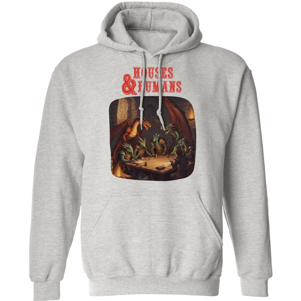 Houses And Humans Classic Unisex Hoodie - Ash - 2