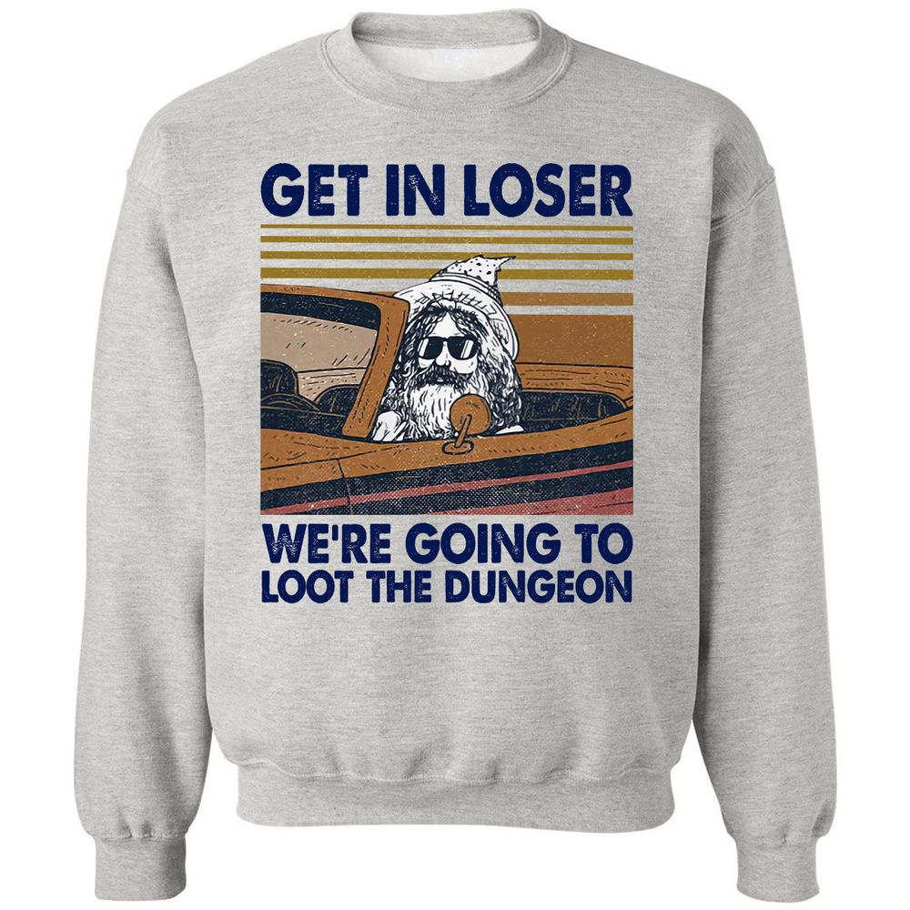 We're Going To Loot The Dragon Classic Unisex Sweatshirt - Ash - 2