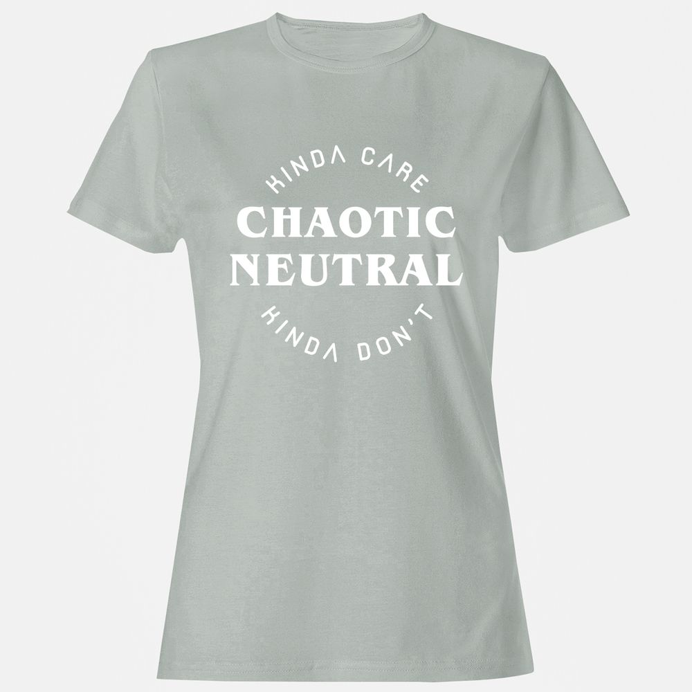 Chaotic Neutral Women's T-Shirt - Ash - 2