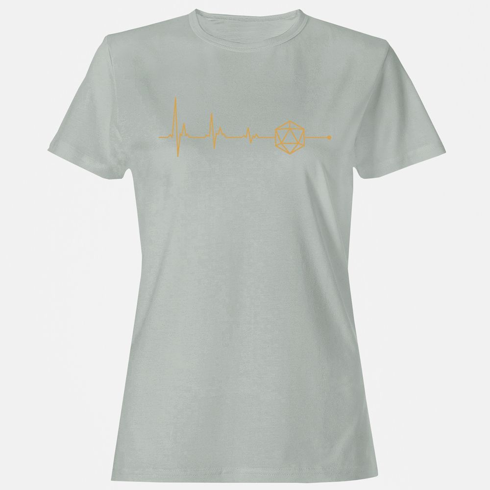 D20 Dice Is My Life Women's T-Shirt - Ash - 2