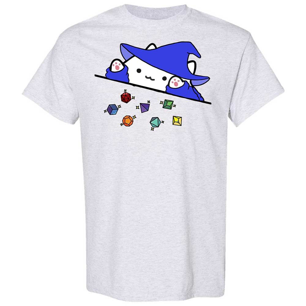 Cat Throws Dices Classic Unisex T-Shirt - Ash - 2