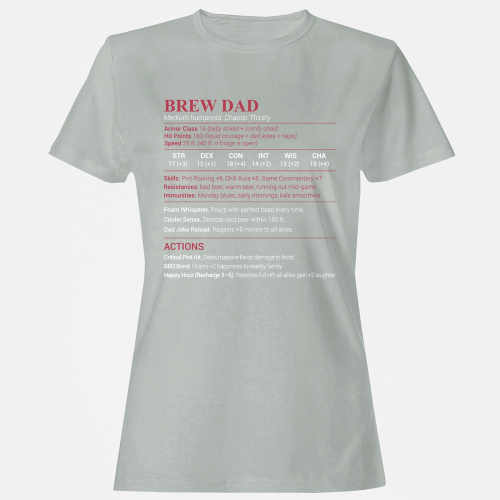Brew Dad Women's T-Shirt - Ash - 2