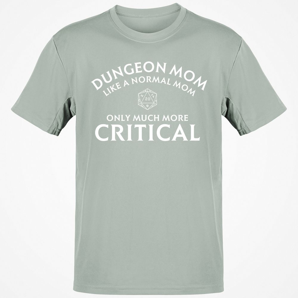 Dungeon Mom Normal Mom Classic Unisex T-Shirt - Ash - 2
