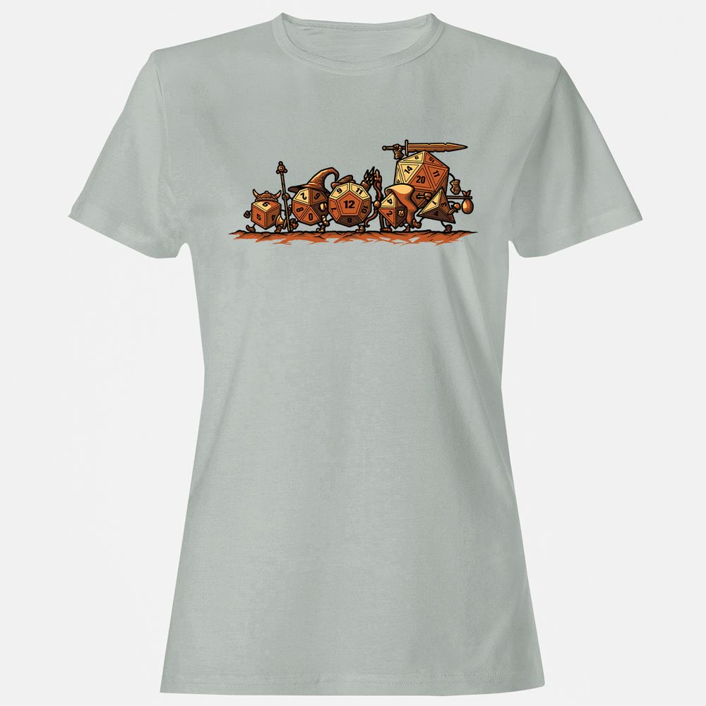 Fellowship Of The Dices Women's T-Shirt - Ash - 2
