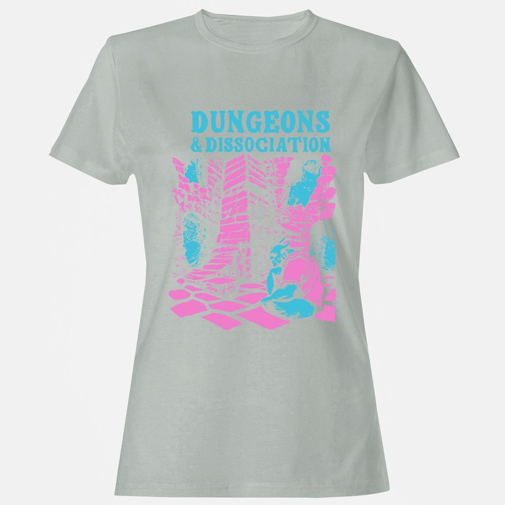 Dungeons And Dissociation Women's T-Shirt - Ash - 2