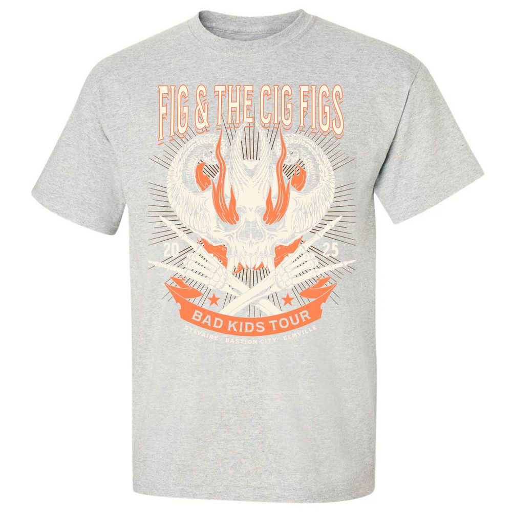 Fig and the Cig Figs, Dimension 20 Classic Unisex T-Shirt - Ash - 2