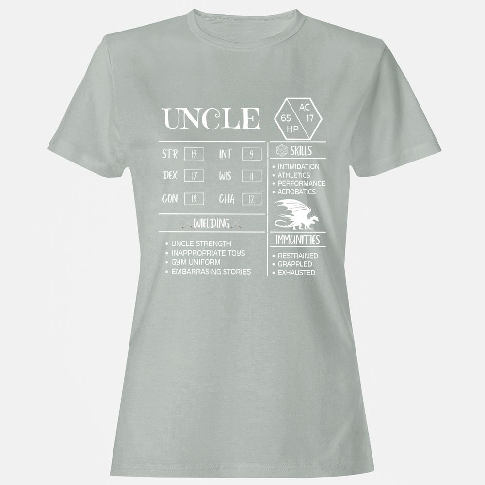Uncle Stats 2 Women's T-Shirt - Ash - 2