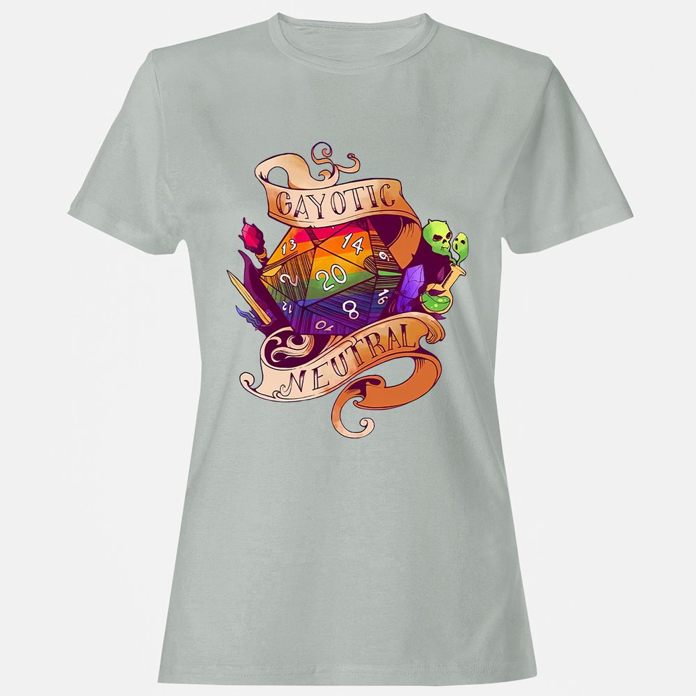 Gayotic Neutral Women's T-Shirt - Ash - 2