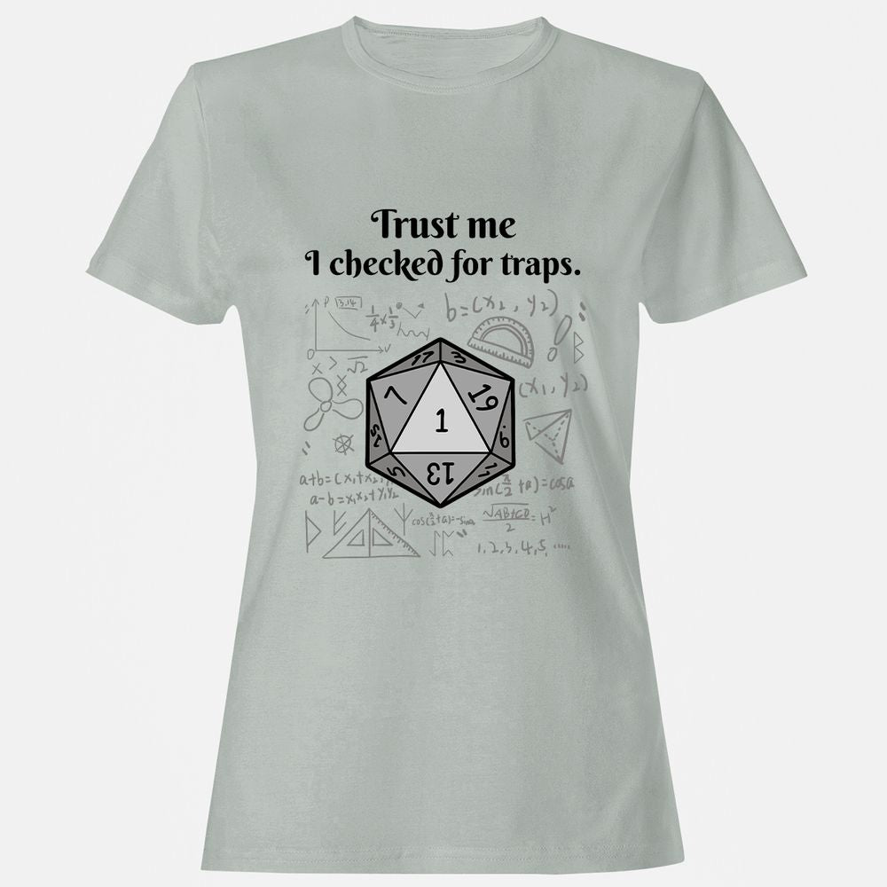 Trust me, I checked for traps. Women's T-Shirt - Ash - 2