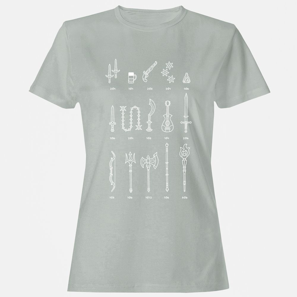 Damage Dealer RPG Women's T-Shirt - Ash - 2