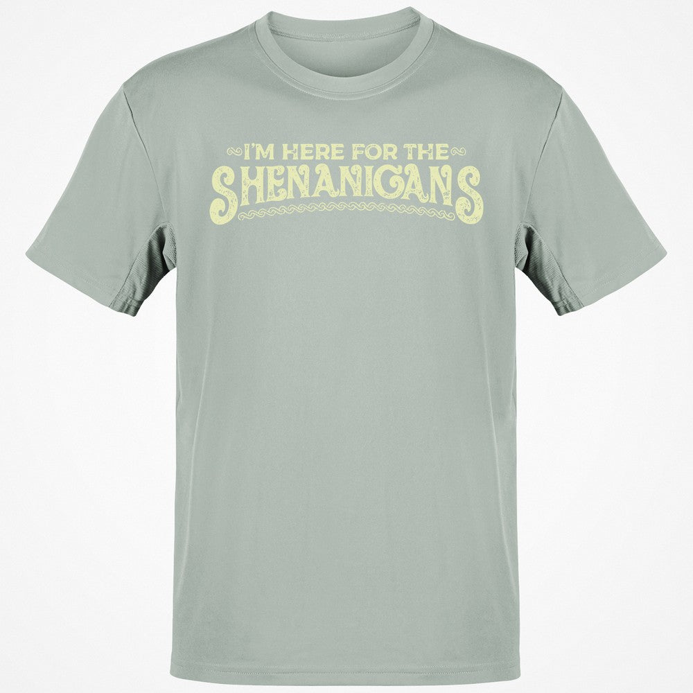 Here For The Shenanigans Classic Unisex T-Shirt - Ash - 2