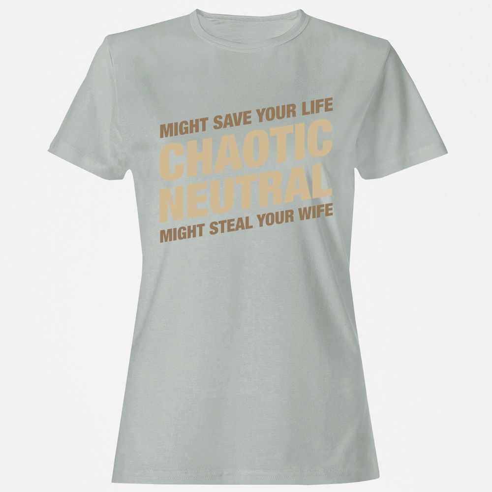 Might Save Your Life Might Steal Your Wife Women's T-Shirt - Ash - 2