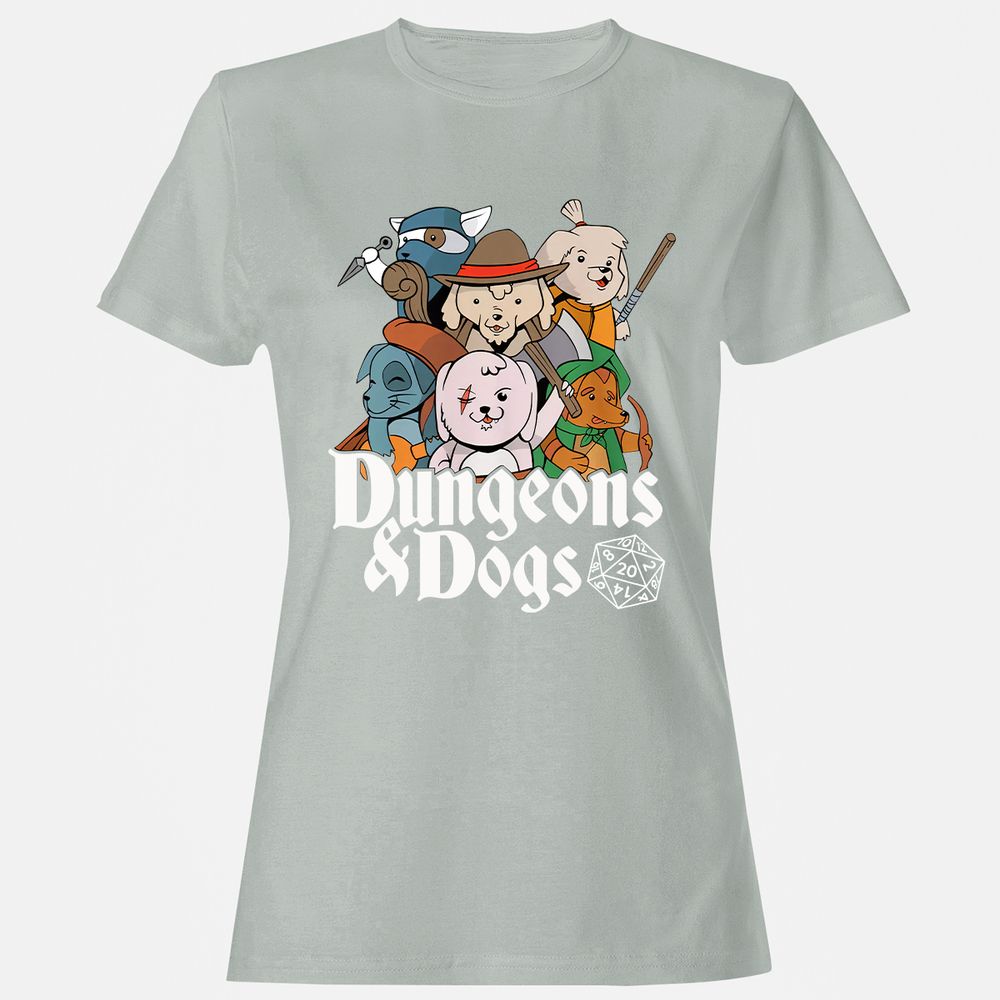 Dungeons & Dogs Women's T-Shirt - Ash - 2