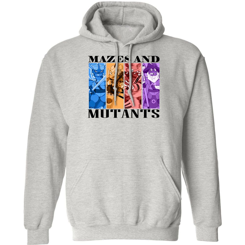 Mazes & Mutants Classic Unisex Hoodie - Ash - 2