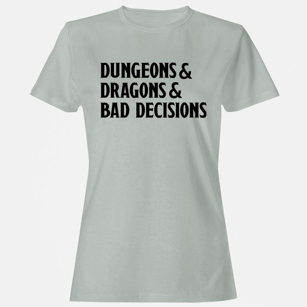 Bad Decisions Women's T-Shirt - Ash - 2