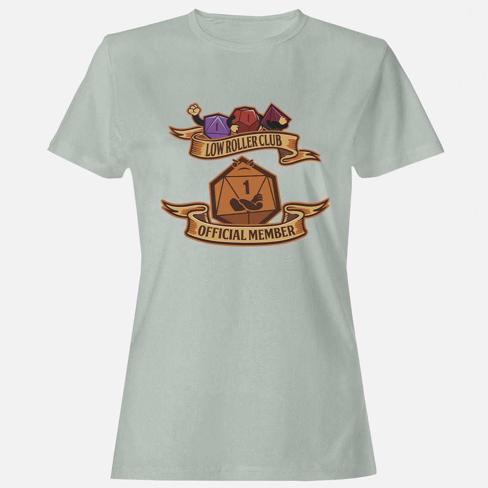 Low Roller Club Women's T-Shirt - Ash - 2