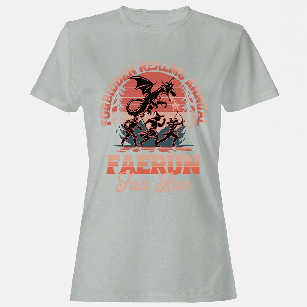 Faerun Fun Run Women's T-Shirt - Ash - 2