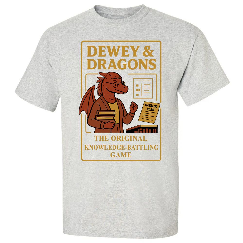 Dewey & Dragons Classic Unisex T-Shirt - Ash - 2