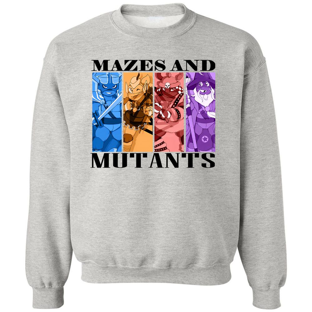 Mazes & Mutants Classic Unisex Sweatshirt - Ash - 2
