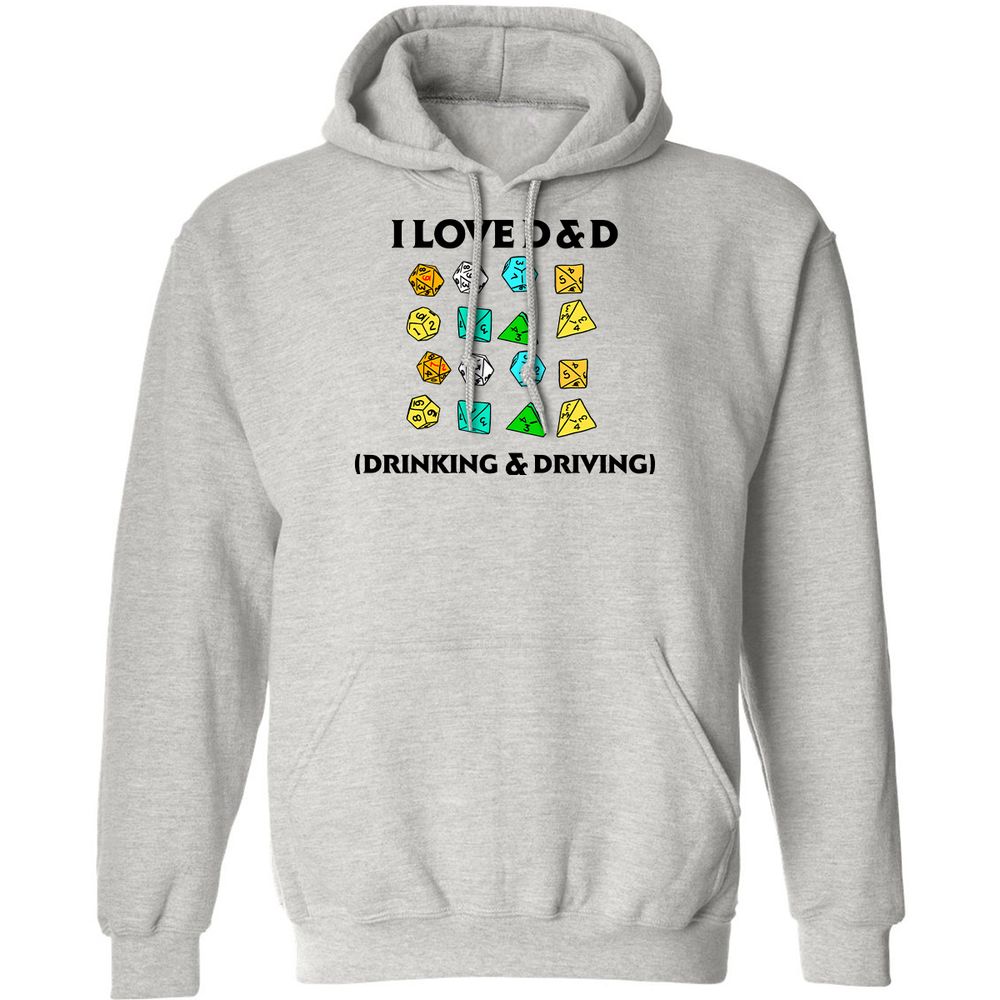 Drinking & Driving Classic Unisex Hoodie - Ash - 2