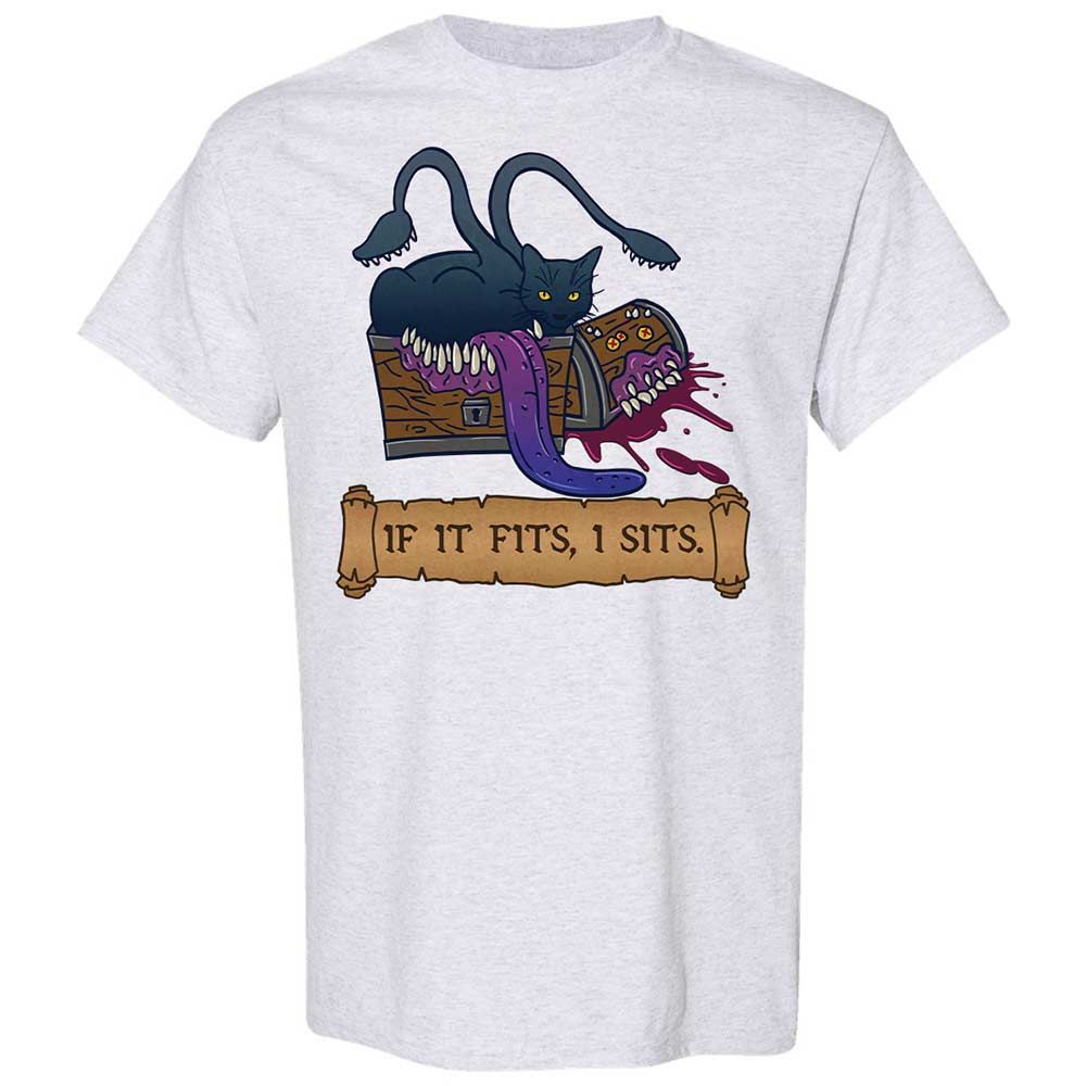 If It Fits I Sits Classic Unisex T-Shirt - Ash - 2