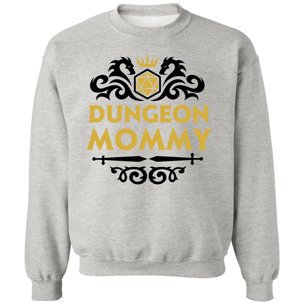 Dungeon Mommy Classic Unisex Sweatshirt - Ash - 2