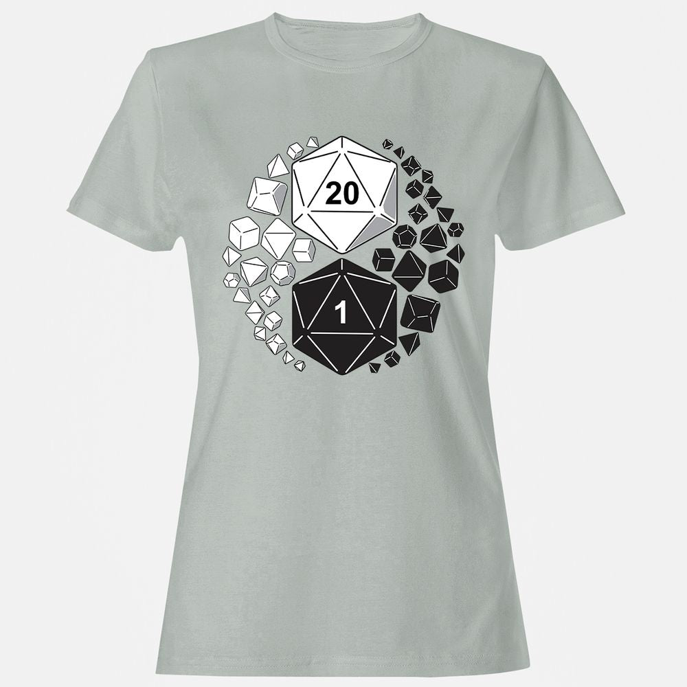 Gaming Yin Yang Women's T-Shirt - Ash - 2