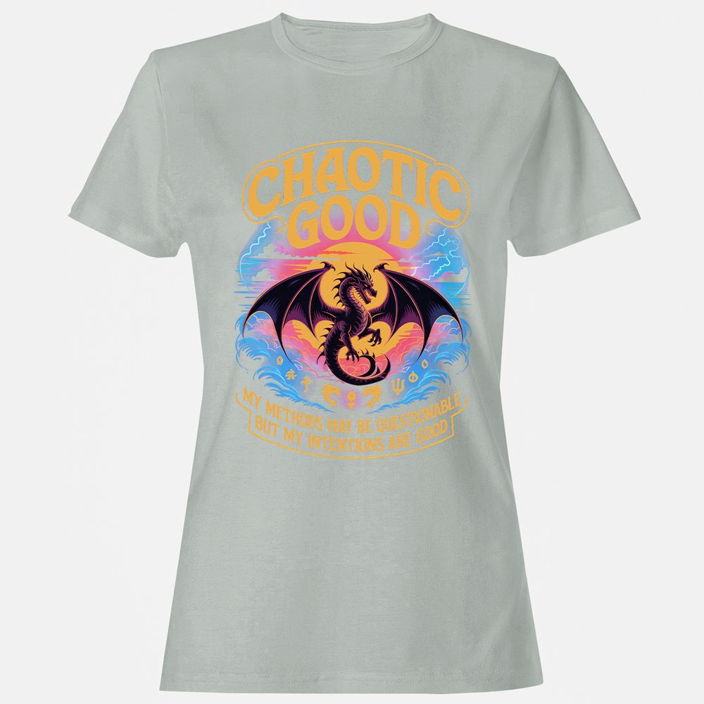 Chaotic Good Women's T-Shirt - Ash - 2