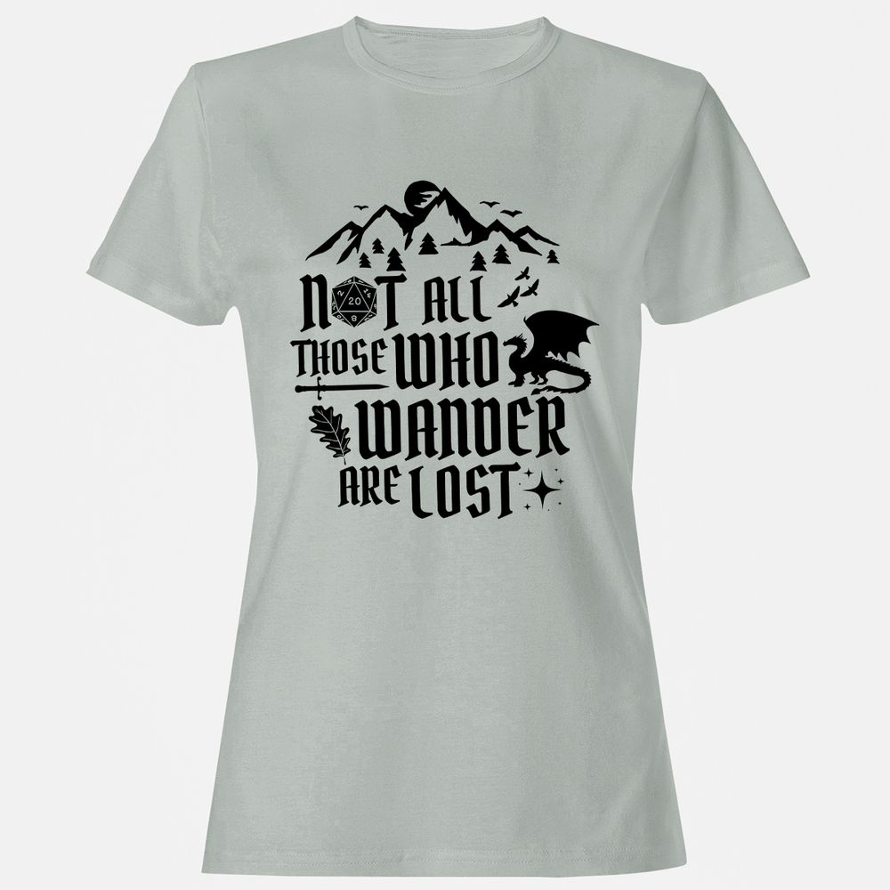 Not All Those Who Wander Are Lost Women's T-Shirt - Ash - 2