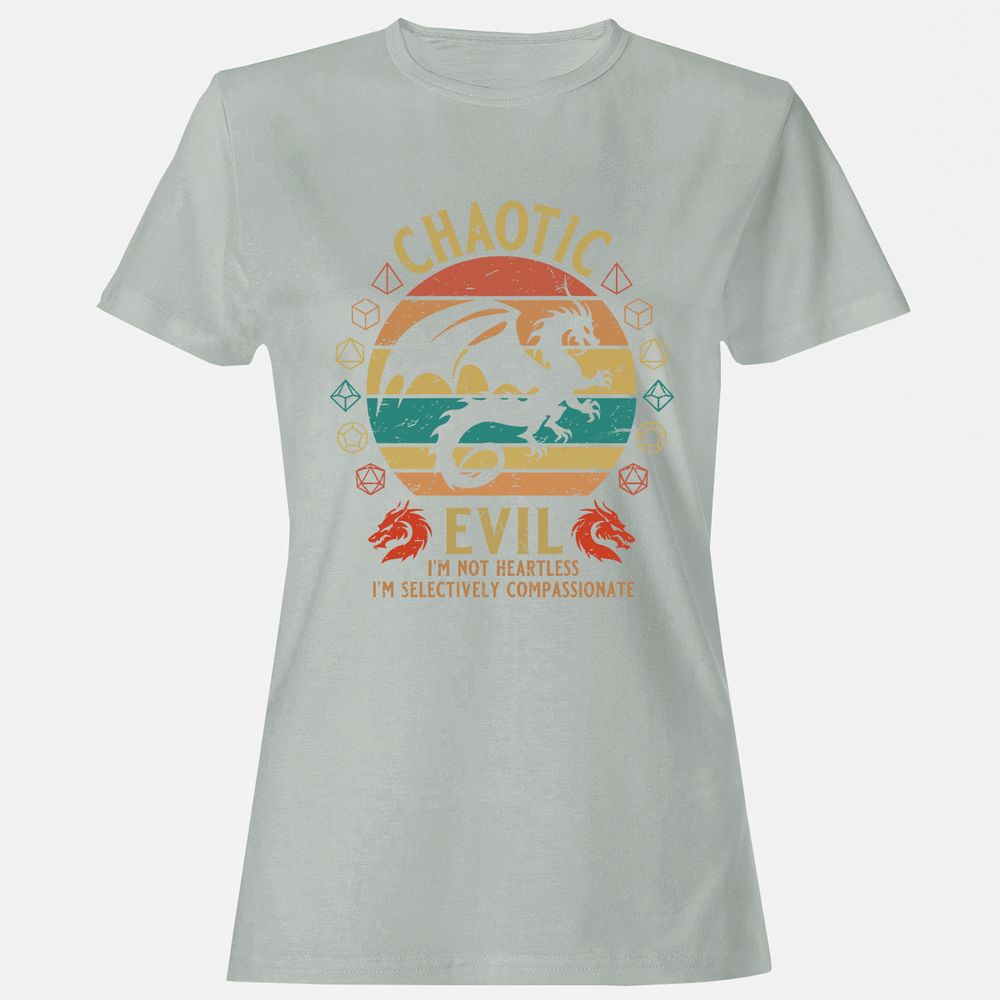 Chaotic Evil Women's T-Shirt - Ash - 2