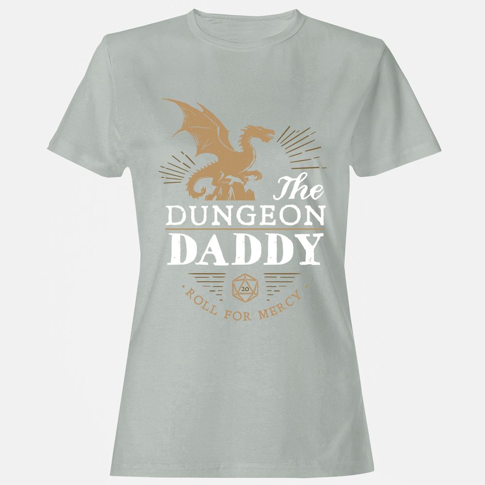 Dungeon Daddy Roll For Mercy Women's T-Shirt - Ash - 2