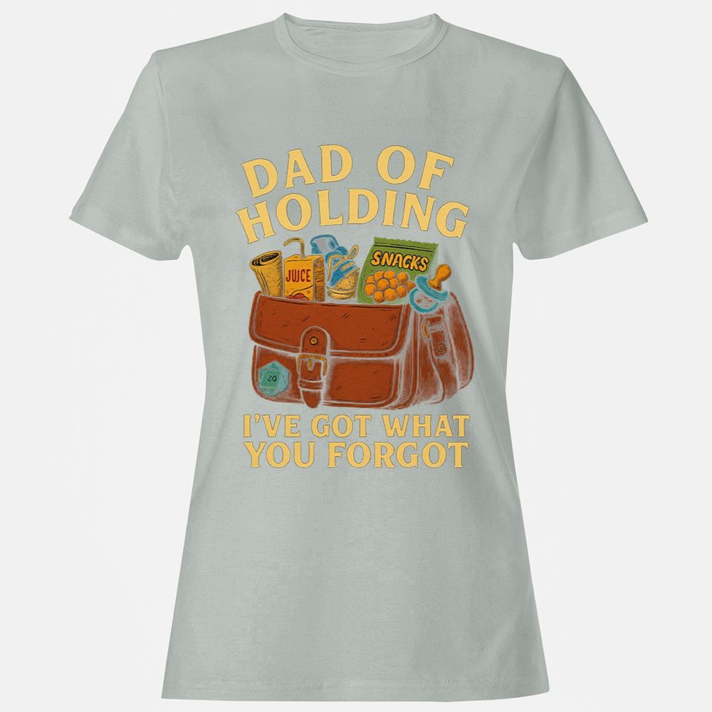 Dad Of Holding Women's T-Shirt - Ash - 2