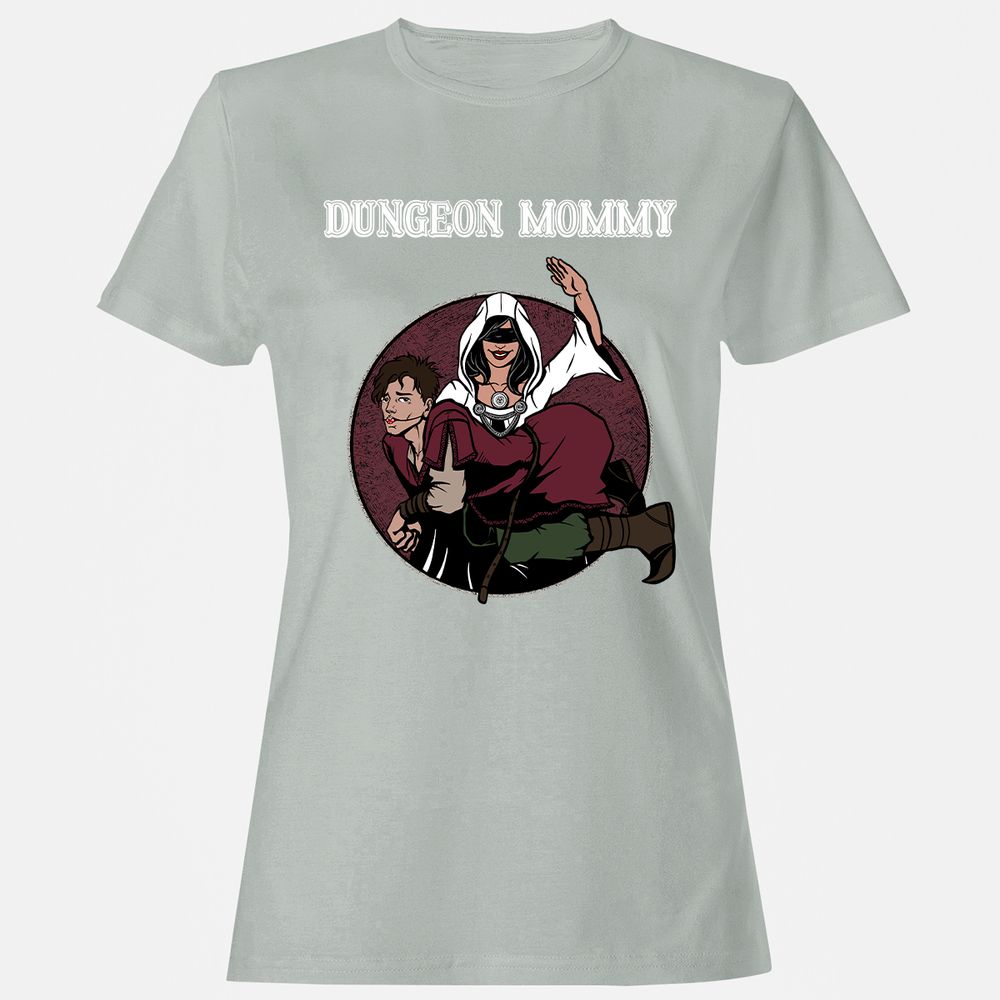 Dominant Dungeon Mommy Women's T-Shirt - Ash - 2