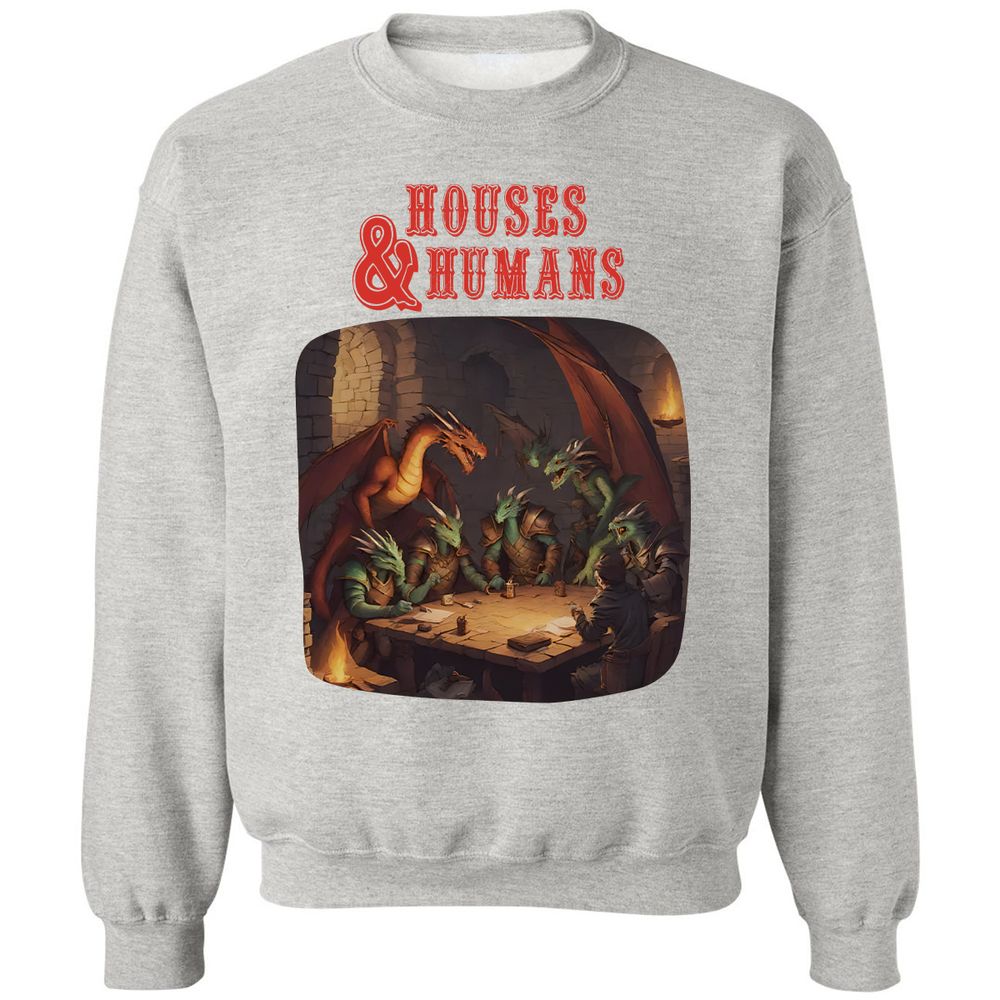 Houses And Humans Classic Unisex Sweatshirt - Ash - 2