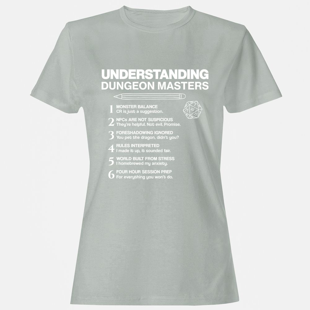 Understanding Dungeon Masters Women's T-Shirt - Ash - 2