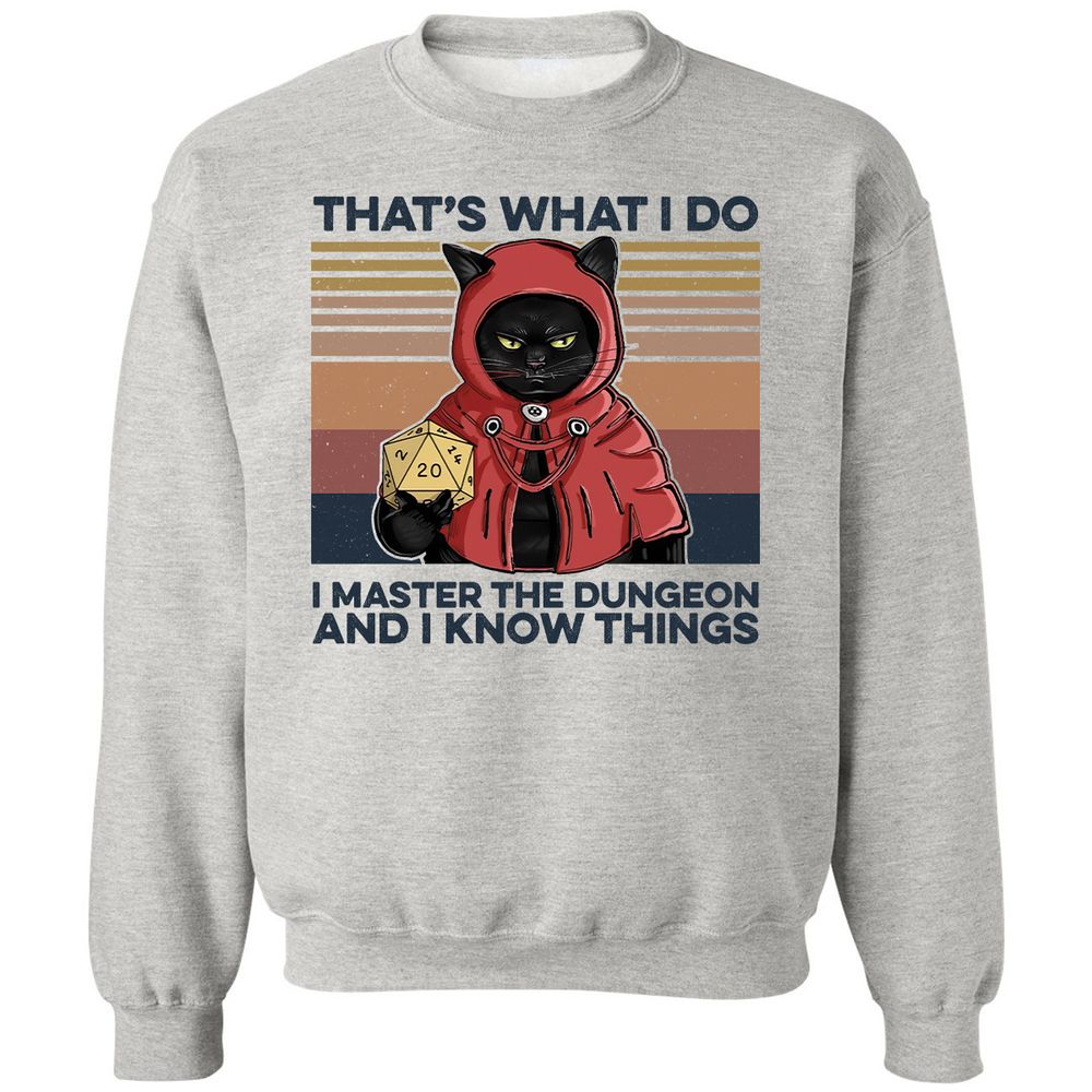 I Master The Dungeons Classic Unisex Sweatshirt - Ash - 2