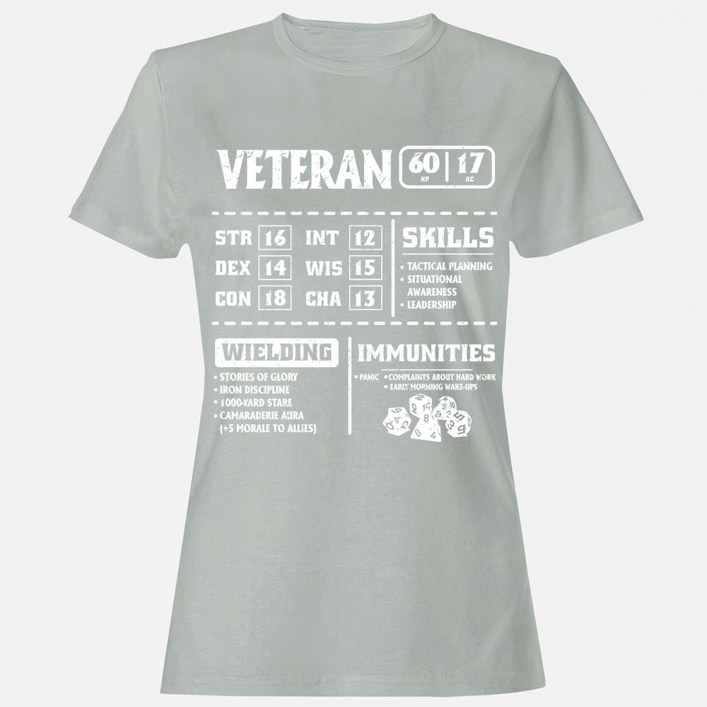 Veteran New Ver. Women's T-Shirt - Ash - 2