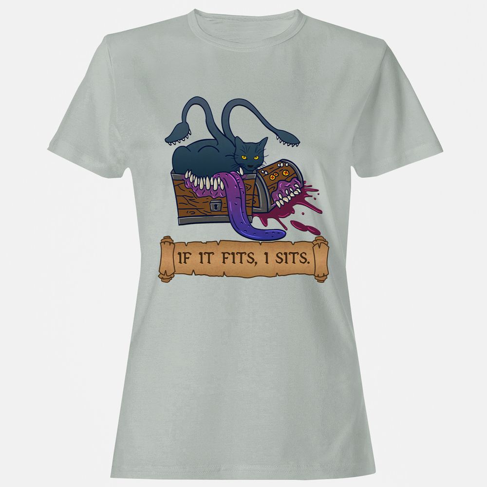 If It Fits I Sits Women's T-Shirt - Ash - 2