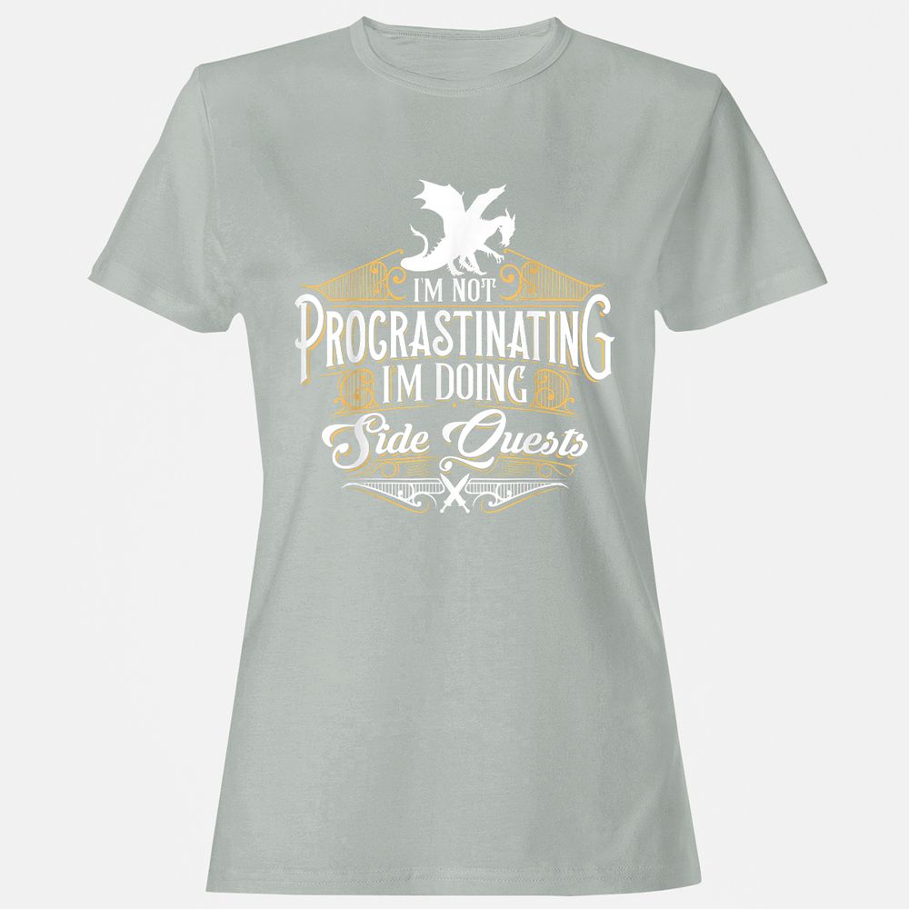 I'm Doing Side Quests Women's T-Shirt - Ash - 2