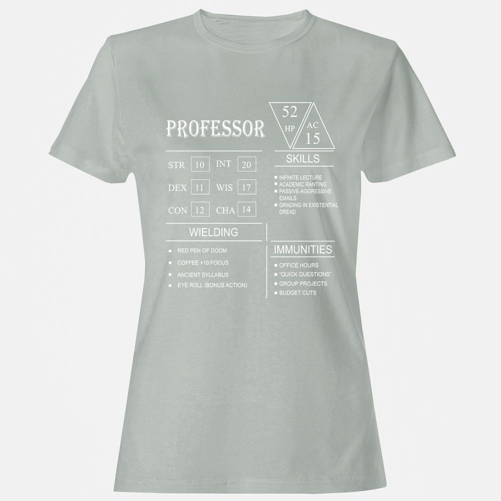 Professor New Women's T-Shirt - Ash - 2