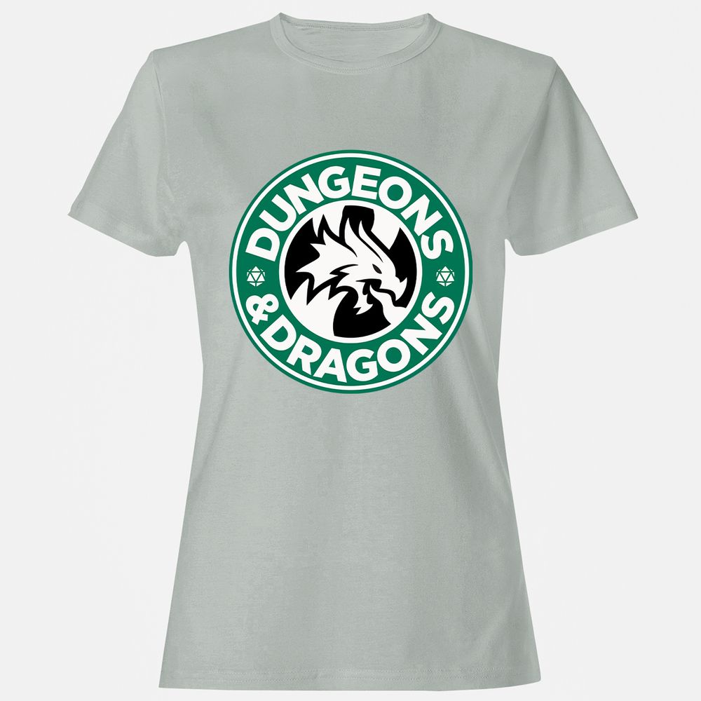 D&D Coffee Women's T-Shirt - Ash - 2