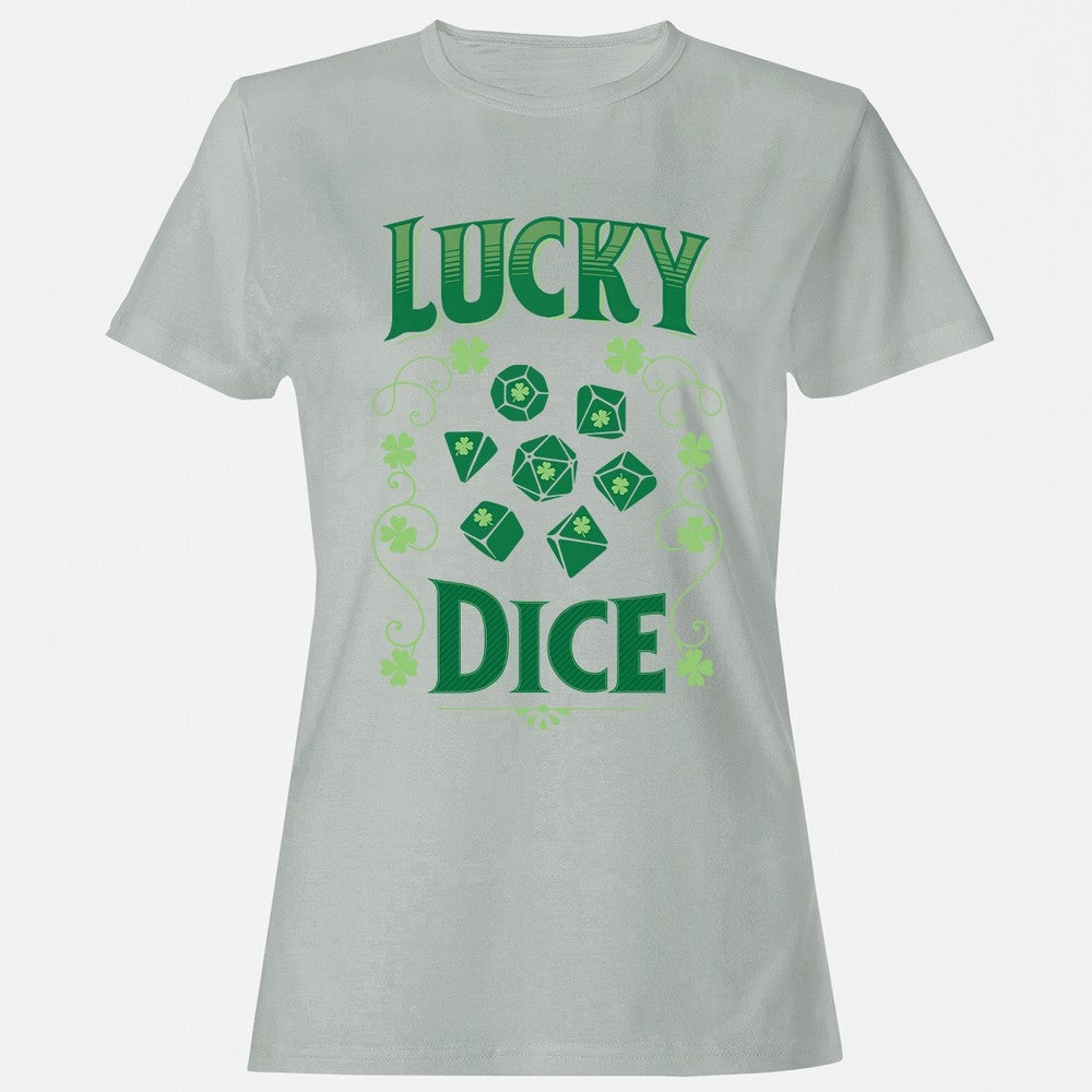 Lucky Dice Women's T-Shirt - Ash - 2