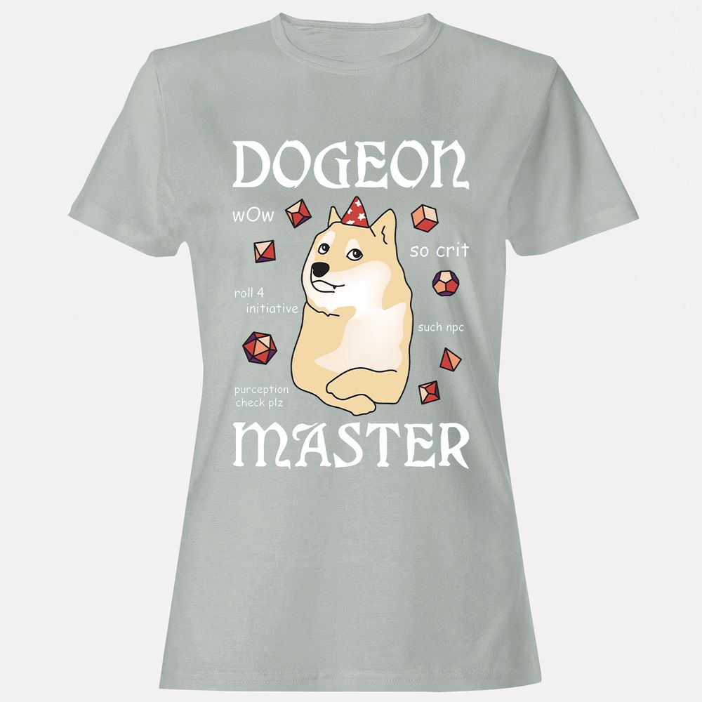 Dogeon Master Women's T-Shirt - Ash - 2