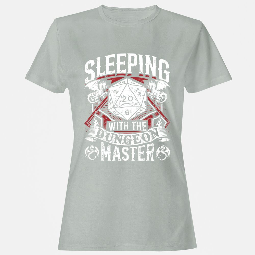 Sleeping With The DM Women's T-Shirt - Ash - 2