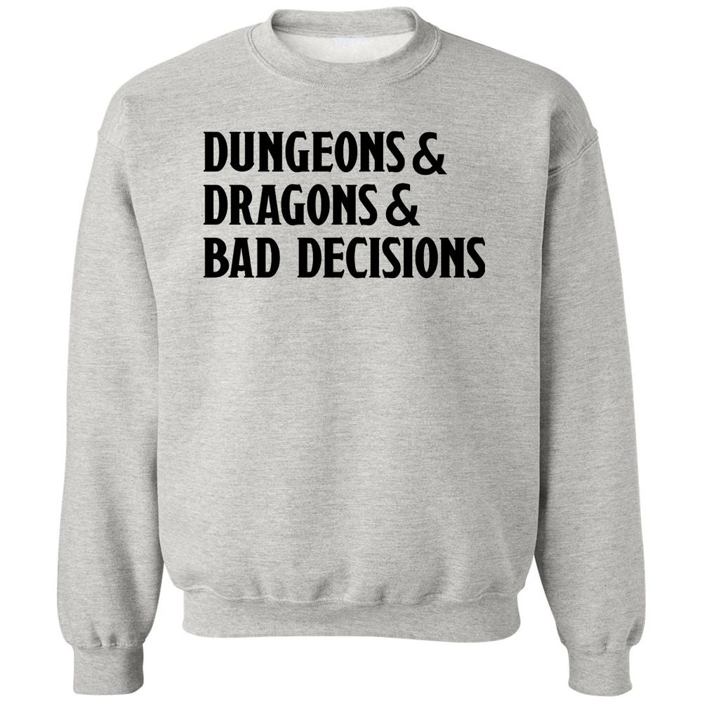 Bad Decisions Classic Unisex Sweatshirt - Ash - 2