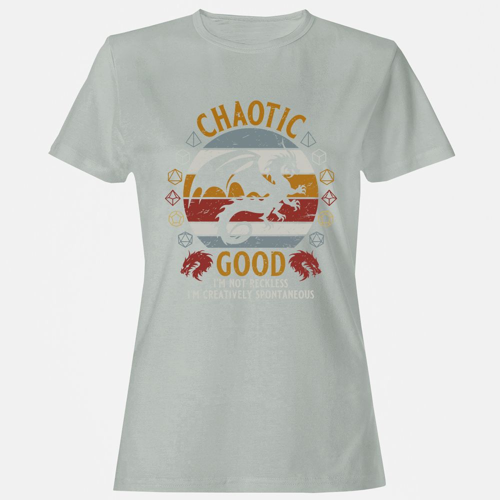 Chaotic Good Women's T-Shirt - Ash - 2